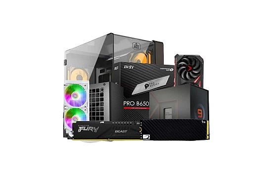 AMD Ryzen 7900X MSI PRO B650M-P 32GB RAM 1TB SSD 16GB Graphics