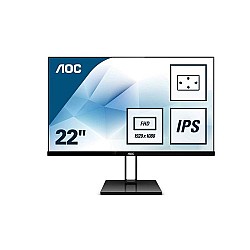 AOC 22V2Q 21.5 inch Full HD AMD Free Sync WLED IPS Monitor