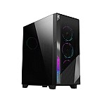 GIGABYTE Aorus C500 Glass Mid Tower Black Micro ATX Casing