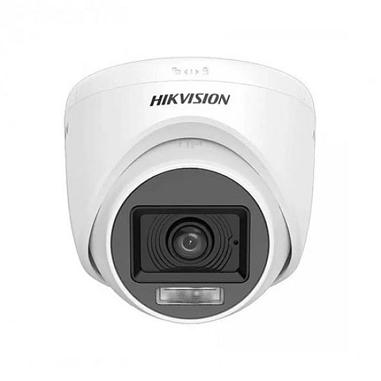 Hikvision DS-2CE76D0T-LPFS 2MP Dual Light Audio Fixed Turret Camera