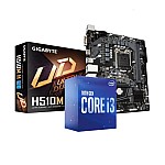 Intel 10th Gen Core I3 10100 Processor With Gigabyte H510M H Intel Micro ATX Motherboard Combo