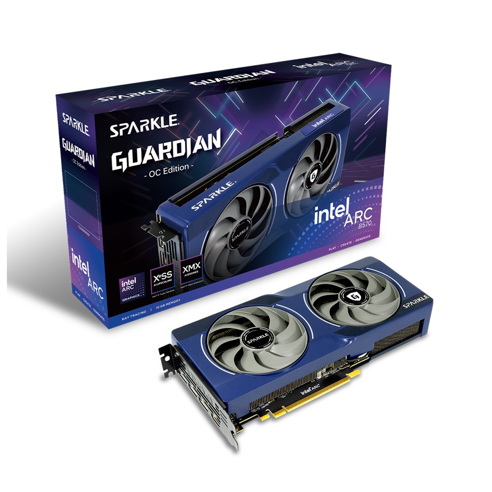 Intel Arc B570 graphics card