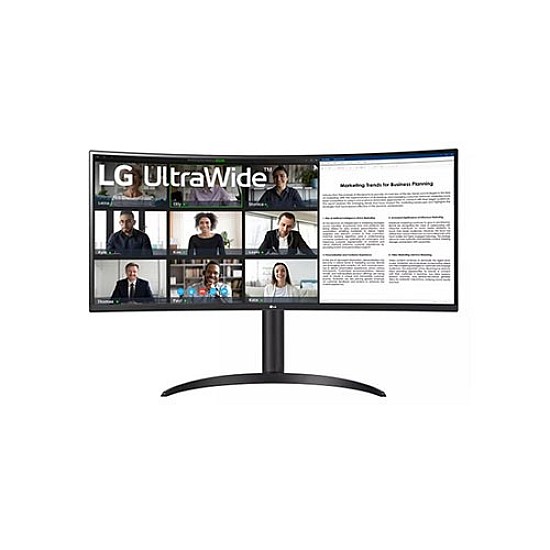 LG 34WR55QC-B 34-inch 100Hz WQHD UltraWide Curved Monitor