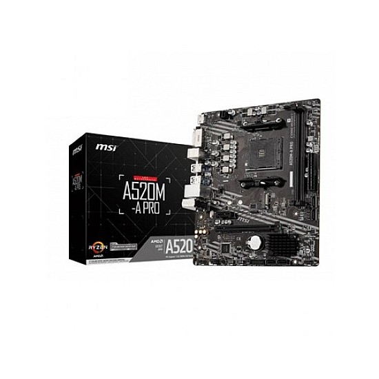 MSI A520M-A Pro AM4 AMD Micro-ATX Motherboard
