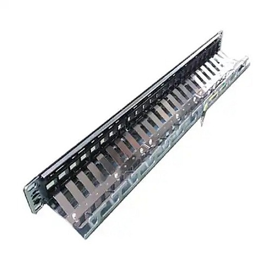 Safenet 10-1240BK 24-Port Shielded Patch Panel with Modular