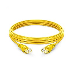 Safenet 34-3011YL 1 Meter Cat6 LSZH UTP Patch Cord Yellow
