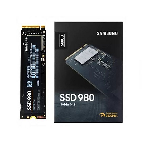 Samsung 980 500GB PCIe 3.0 M.2 NVMe internal gaming SSD