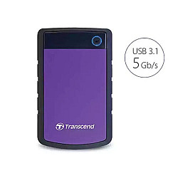 Transcend StoreJet 25H3 2TB USB 3.1 Purple External HDD