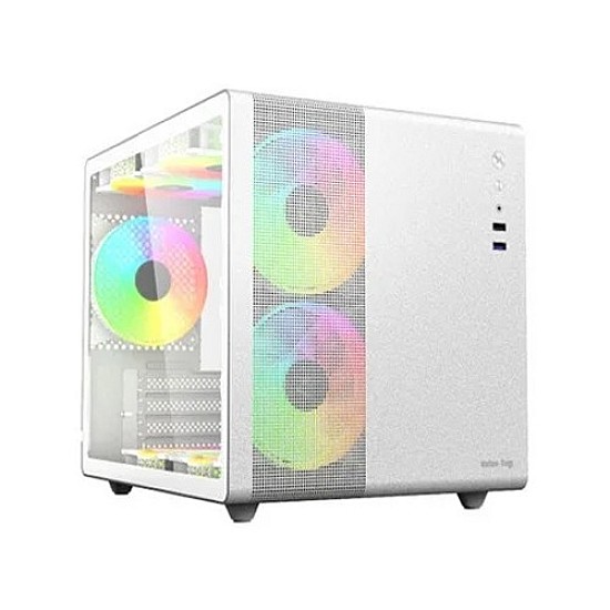 Value-Top V300W Mini Tower Micro ATX Gaming white Casing