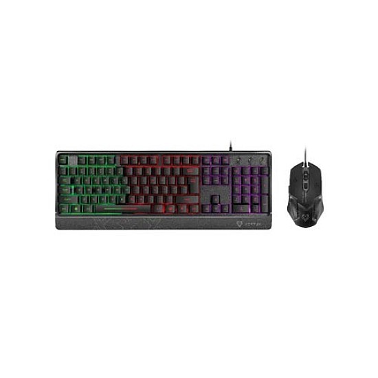 Vertux Orion Backlit Ergonomic Wired Gaming Keyboard & Mouse Combo