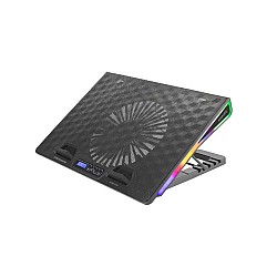 Vertux Portable Height Adjustable RGB Gaming Cooling Pad