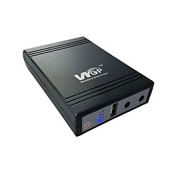 WGP 8800MAh Multi Output Mini UPS for Router Black