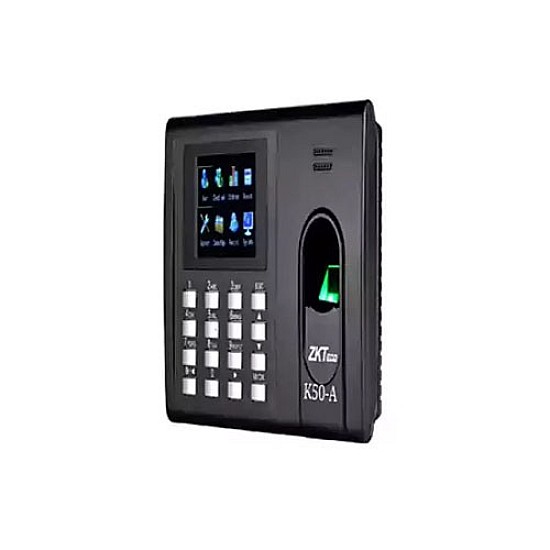 ZKTeco K50-A Fingerprint Time Attendance & Access Control Terminal with Adapter