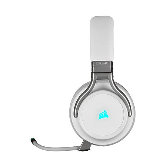 CORSAIR VIRTUOSO RGB WIRELESS High-Fidelity Gaming Headset (White)