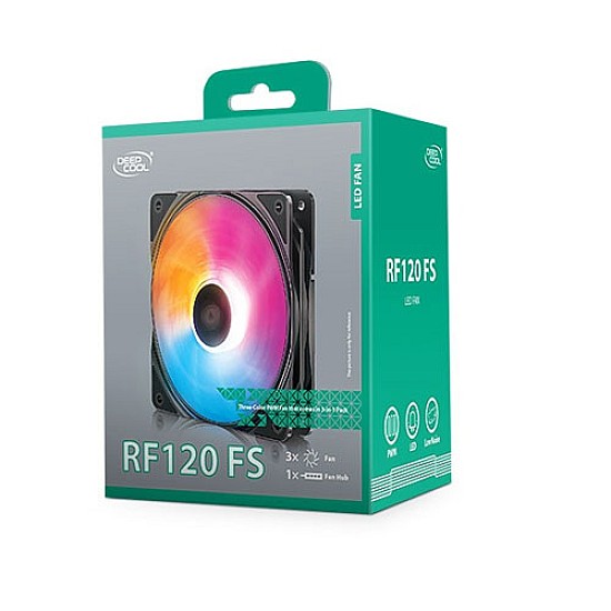 Deepcool RF120 FS 3-in-1 Pack 120mm LED Casing Fan 