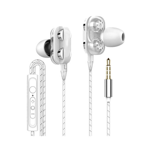 Baseus H08 Immersive Virtual 3D White-Gray Wired Gaming Earphone