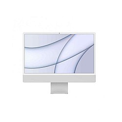Apple iMac 24 Inch 4.5K Retina Display M1 8 Core CPU 8 Core GPU 512GB SSD Silver 2021