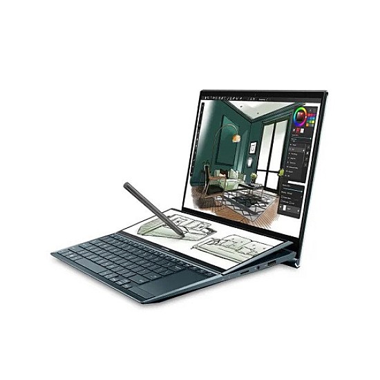 ASUS ZenBook Duo 14 UX482EAR i7 11th Gen Ram LPDDR4X 14 Inch FHD Touch Laptop with Pen