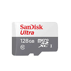 SanDisk Ultra 128GB Class-10 100mbps Micro SDXC UHS-I Memory Card