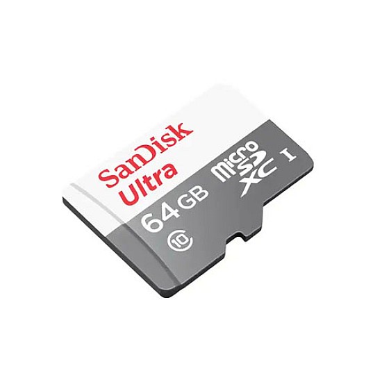 SanDisk Ultra 64GB 100mbps Micro SDXC UHS-I Memory Card