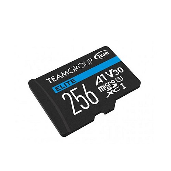 TEAM ELITE A1 U3 Micro SDXC UHS-I V30 256GB Memory Card