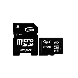 TEAM MicroSDHC/SDXC UHS-I U1 C10 32GB Memory Card
