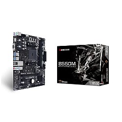 Biostar AMD Ryzen B550MH DDR4 3rd Gen and 4th Gen Micro ATX Motherboard