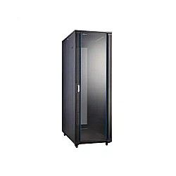 Safenet 32U Tempered Glass Door Floor Server Cabinet