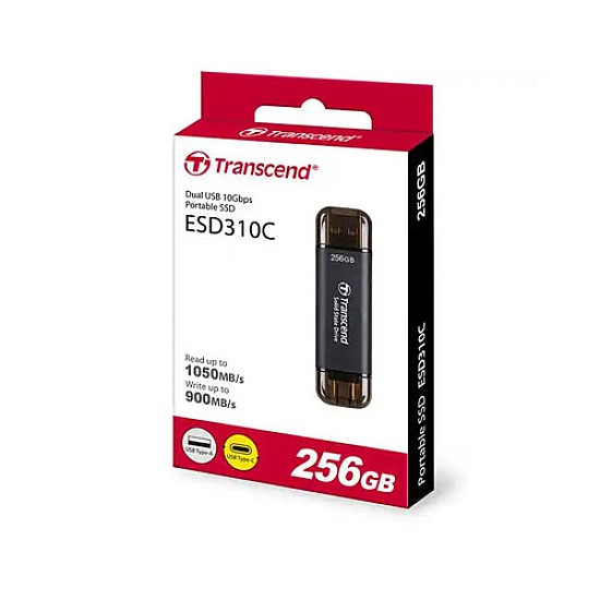 Transcend ESD310C 256GB USB Type-C Portable SSD
