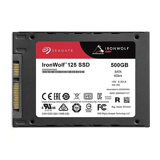 Seagate IronWolf 125 500GB 2.5 Inch SATAIII NAS SSD