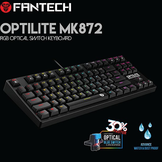 Fantech MK872  Wired Black Gaming Keyboard