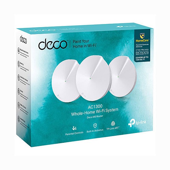 TP-Link Deco M5 AC1300 Secure Whole-Home Wi-Fi Router with Access point [3 Pack]