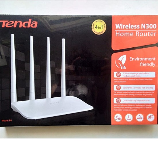 Tenda F6 Wireless N300 Easy Setup Router