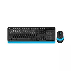 A4 Tech FG1010 Black-Blue Wireless Keyboard & Mouse Combo with Bangla