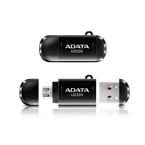 Adata UD320 16GB USB OTG Black Pen Drive