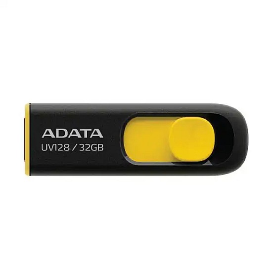 Adata UV128 32GB Black-Yellow USB 3.2 Pen Drive