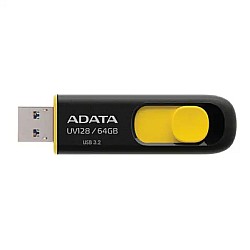 Adata UV128 64GB Black-Yellow USB 3.2 Pen Drive
