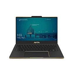 Avita Liber V14 Core i5 10th Gen FHD Laptop Golden Matt Black
