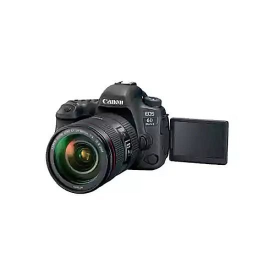 Canon EOS 6D Mark II 26.2 MP Full-Frame DSLR Camera with EF 24-105mm f/4L IS II USM Lens