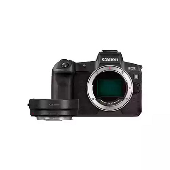 Canon EOS R 30.3MP Full Frame Mirrorless Camera with Adapter