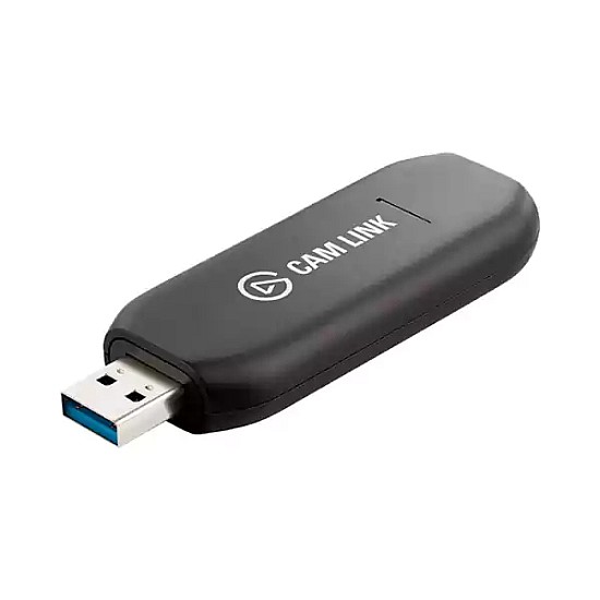 Corsair Elgato Cam Link 4K (Broadcast Live, Record via DSLR, Camcorder, or Action cam, 1080p60 or 4K at 30 fps, Compact HDMI Capture Device, USB 3.0)