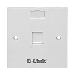 D-link NFP-0WHI11 Cat 6 UTP Single Faceplate