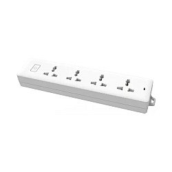 Deli C18337(03) Household Power 4Port Strip with Surge Protection