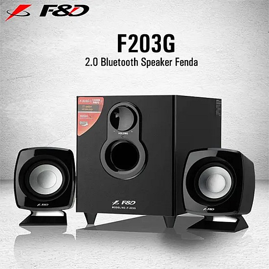 F&D Multimedia Speaker F203G 2.1 Channel
