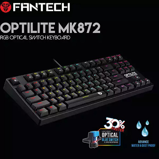 Fantech MK872 RGB Wired Black Gaming Keyboard
