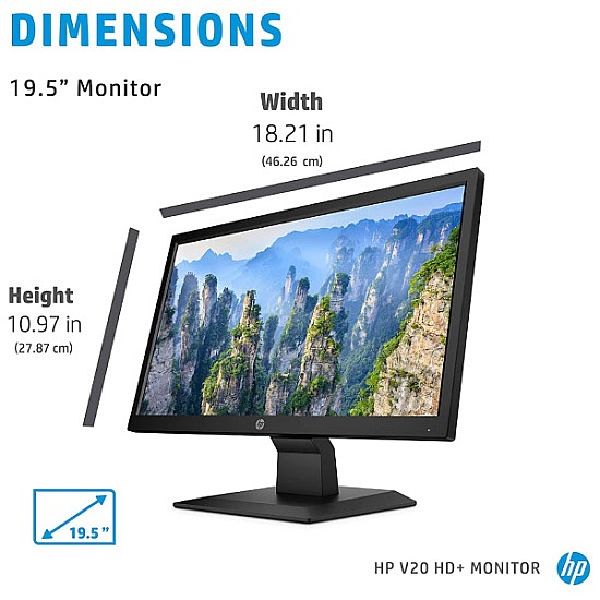 HP V20 19.5 Inch HD+ LED TN Monitor