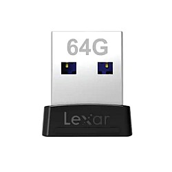 Lexar JumpDrive S47 64GB USB 3.1 Black Pen Drive