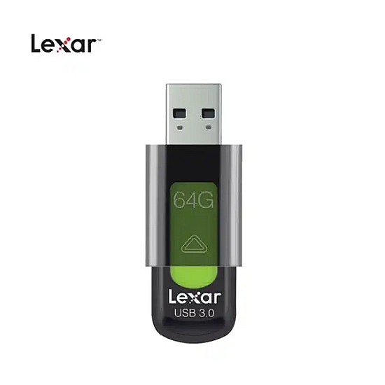 Lexar JumpDrive S57 32GB USB 3.0 Black-Green Pen Drive