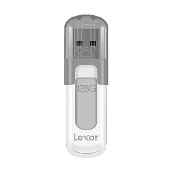 Lexar JumpDrive V100 128GB USB 3.0 White-Gray Pen Drive