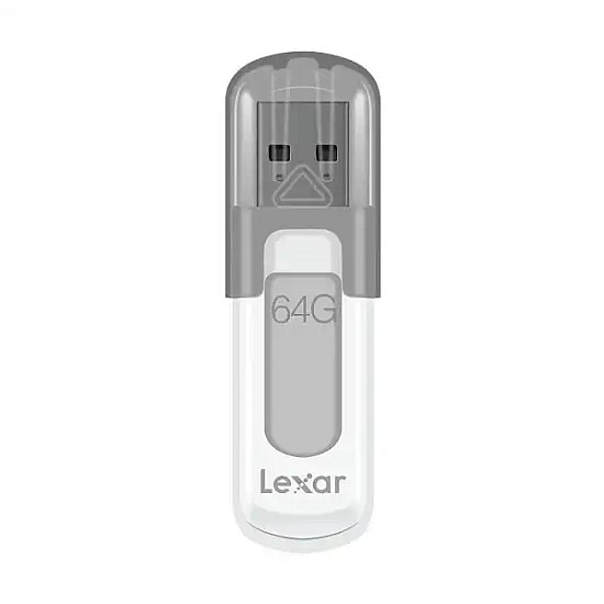 Lexar JumpDrive V100 64GB USB 3.0 White-Gray Pen Drive
